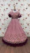AJD 7864 Girls Wedding Wear Kids Gown Wholesale Market In Surat